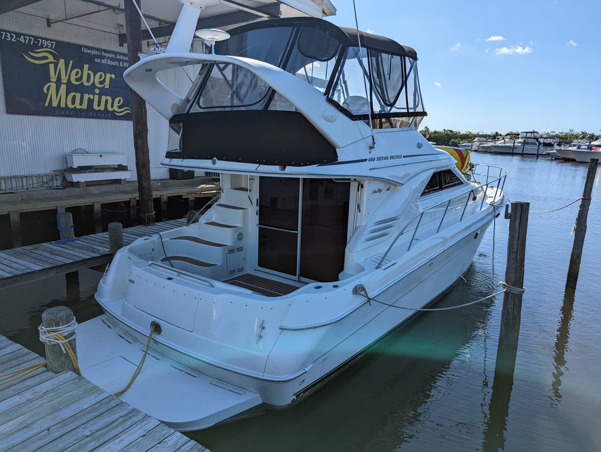 Charter yacht rental by Weber Marine Rentals in Brick, New Jersey also known as the Jersey Shore.